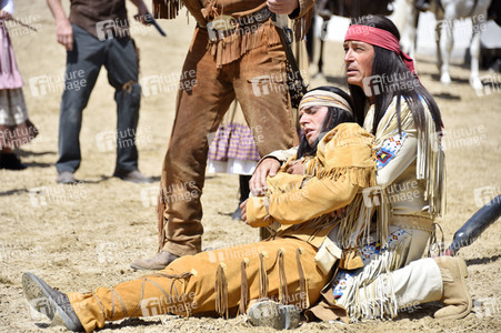 Pressetermin 'Winnetou und das Geheimnis der Felsenburg' in Bad Segeberg