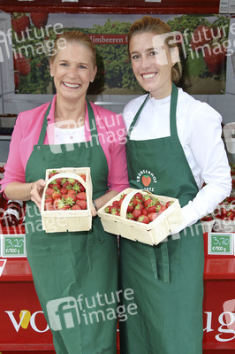 Erdbeer-Charity-Verkauf in Hamburg