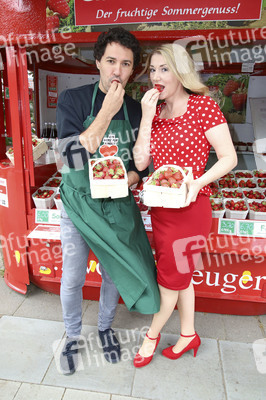 Erdbeer-Charity-Verkauf in Hamburg