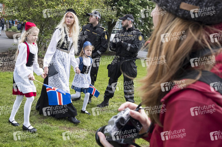 Feier zum isländischen Unabhängigkeitstag in Reykjavik
