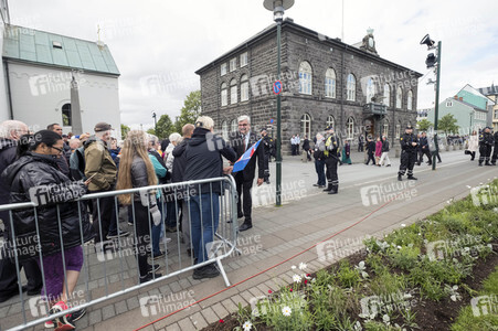 Feier zum isländischen Unabhängigkeitstag in Reykjavik