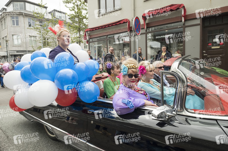 Feier zum isländischen Unabhängigkeitstag in Reykjavik