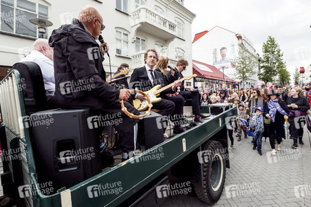 Feier zum isländischen Unabhängigkeitstag in Reykjavik