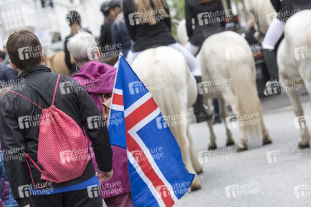 Feier zum isländischen Unabhängigkeitstag in Reykjavik