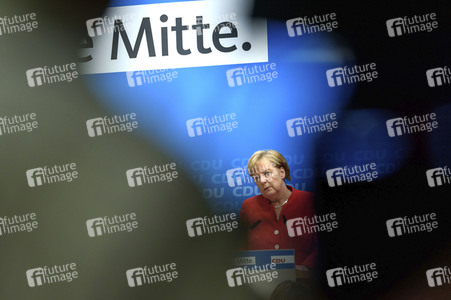 Asyl-Steit Pressekonferenz mit Angela Merkel