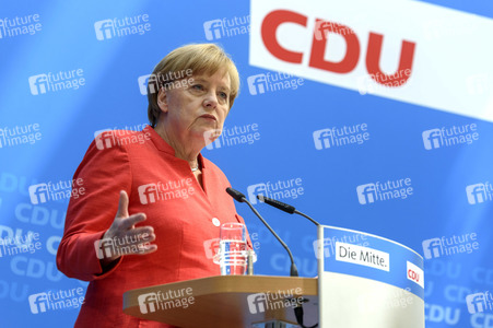 Asyl-Steit Pressekonferenz mit Angela Merkel
