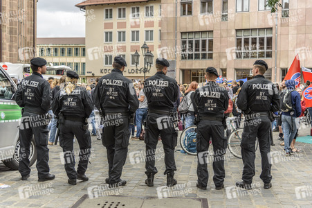 Demonstration 'Bildung statt Abschiebung' in Nürnberg