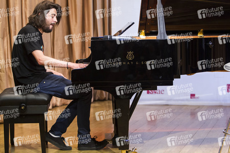 Pressetermin mit Salvador Sobral in Madrid