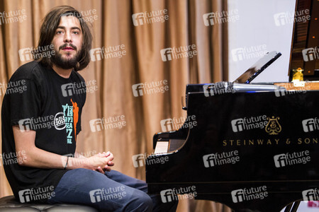 Pressetermin mit Salvador Sobral in Madrid