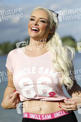 Präsentation der Uncle Sam-Sportswear-Kollektion by Daniela Katzenberger in Köln