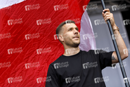 Poldi's Public Viewing Party in Köln