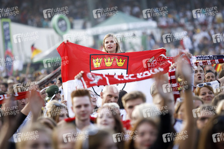 Poldi's Public Viewing Party in Köln