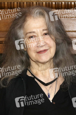 Martha Argerich in Rathaus in Hamburg