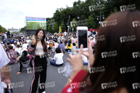 FIFA WM Public Viewing Deutschland gegen Südkorea in Berlin