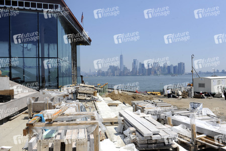 Pressetermin  zu den Bauarbeiten am Statue of Liberty Museum in New York