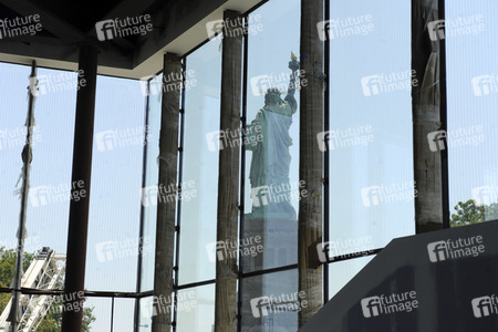 Pressetermin  zu den Bauarbeiten am Statue of Liberty Museum in New York
