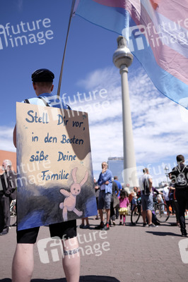 Demonstration für Seenotrettung auf dem Mittelmeer in Berlin