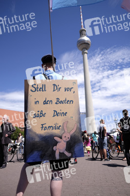 Demonstration für Seenotrettung auf dem Mittelmeer in Berlin