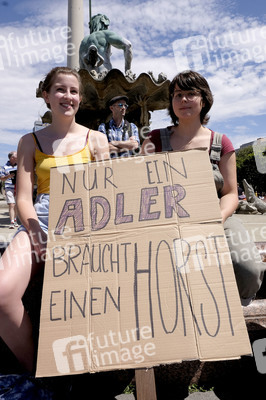 Demonstration für Seenotrettung auf dem Mittelmeer in Berlin