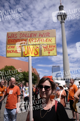 Demonstration für Seenotrettung auf dem Mittelmeer in Berlin