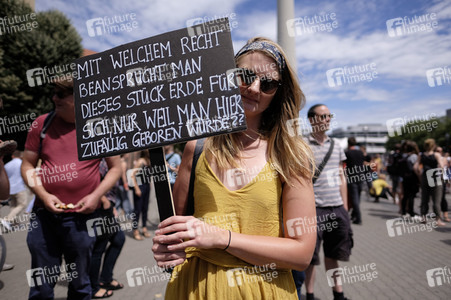 Demonstration für Seenotrettung auf dem Mittelmeer in Berlin