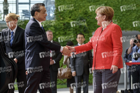 Angela Merkel empfängt Li Keqiang in Berlin