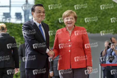 Angela Merkel empfängt Li Keqiang in Berlin