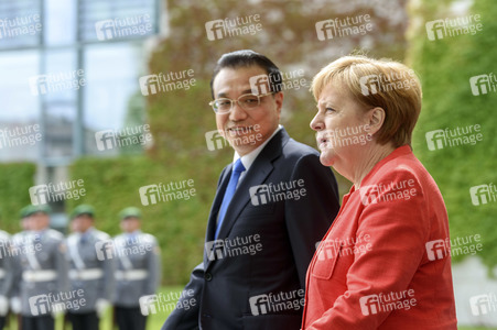 Angela Merkel empfängt Li Keqiang in Berlin