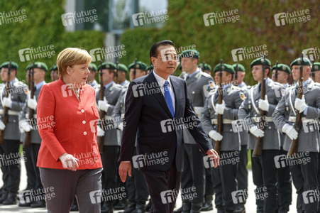Angela Merkel empfängt Li Keqiang in Berlin