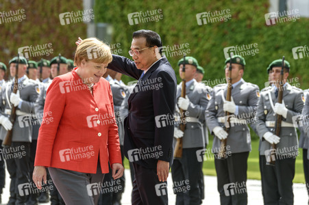 Angela Merkel empfängt Li Keqiang in Berlin