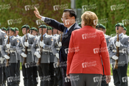 Angela Merkel empfängt Li Keqiang in Berlin