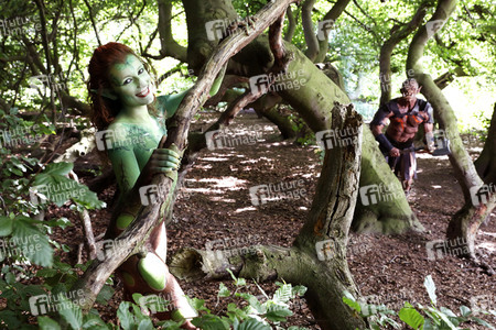 GEEK ART: Märchenwald / Enchanted Forest Bodypainting