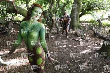 GEEK ART: Märchenwald / Enchanted Forest Bodypainting