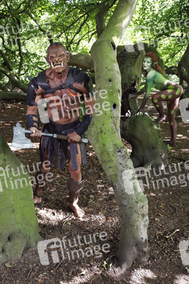GEEK ART: Märchenwald / Enchanted Forest Bodypainting