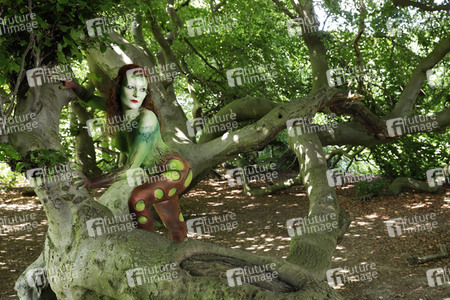 GEEK ART: Märchenwald / Enchanted Forest Bodypainting