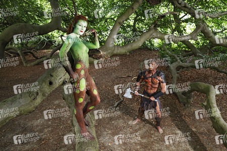 GEEK ART: Märchenwald / Enchanted Forest Bodypainting