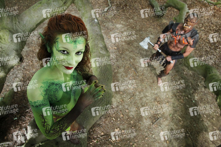 GEEK ART: Märchenwald / Enchanted Forest Bodypainting