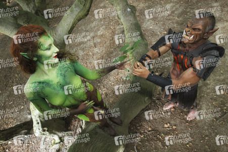 GEEK ART: Märchenwald / Enchanted Forest Bodypainting