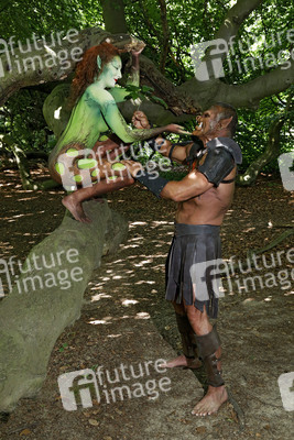 GEEK ART: Märchenwald / Enchanted Forest Bodypainting