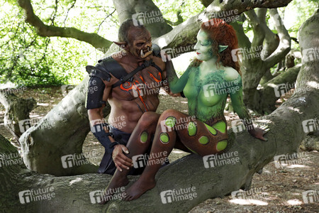 GEEK ART: Märchenwald / Enchanted Forest Bodypainting