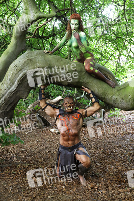 GEEK ART: Märchenwald / Enchanted Forest Bodypainting