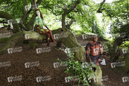 GEEK ART: Märchenwald / Enchanted Forest Bodypainting