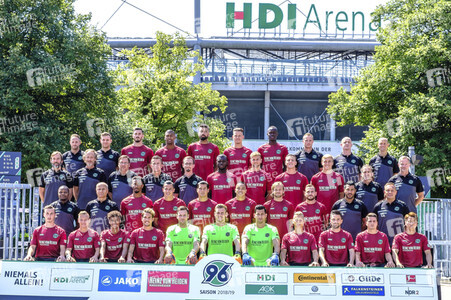 Hannover 96 Kader der-Präsentation in Hannover