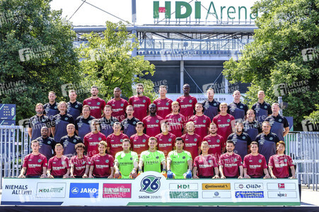 Hannover 96 Kader der-Präsentation in Hannover