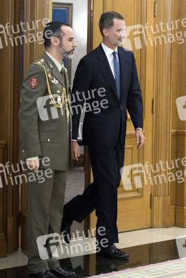 Empfang mit König Felipe und Jean-Claude Juncker in Madrid