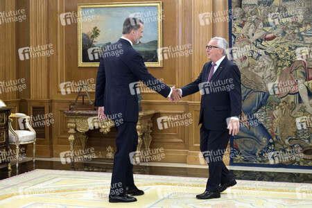 Empfang mit König Felipe und Jean-Claude Juncker in Madrid