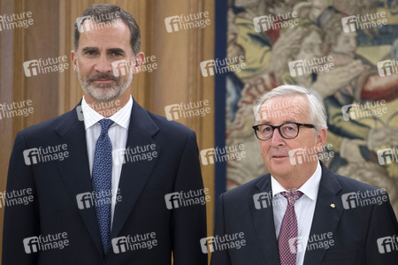 Empfang mit König Felipe und Jean-Claude Juncker in Madrid