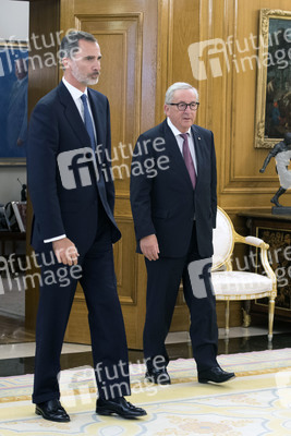 Empfang mit König Felipe und Jean-Claude Juncker in Madrid