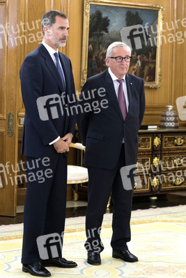 Empfang mit König Felipe und Jean-Claude Juncker in Madrid