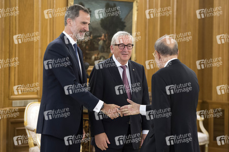 Empfang mit König Felipe und Jean-Claude Juncker in Madrid